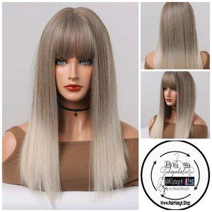 BELLADONNA | Ombre Supermodel Bob  in Toasted Coconut Macaroon